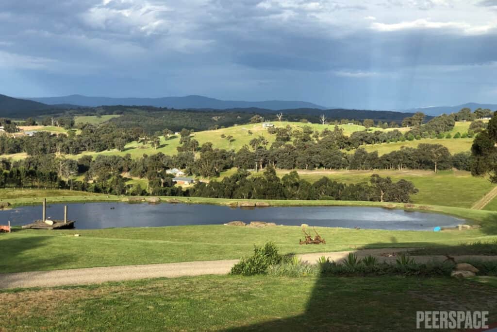 Modern Australian country home with amazing views to the Yarra Valley