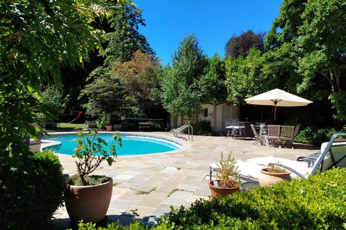 Point Grey Estate on One Acre with Garden Oasis and Outdoor Pool