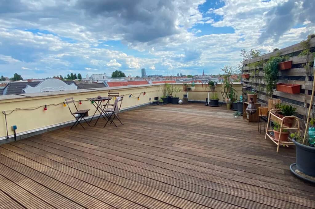 40qm Rooftop Terrace, BBQ Party with Skyline View- Apartment