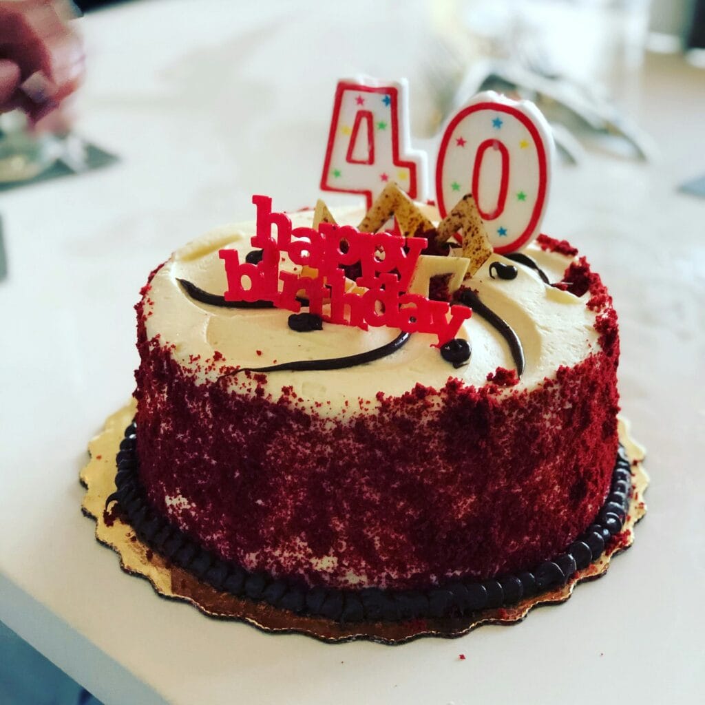 gâteau d'anniversaire 40 ans