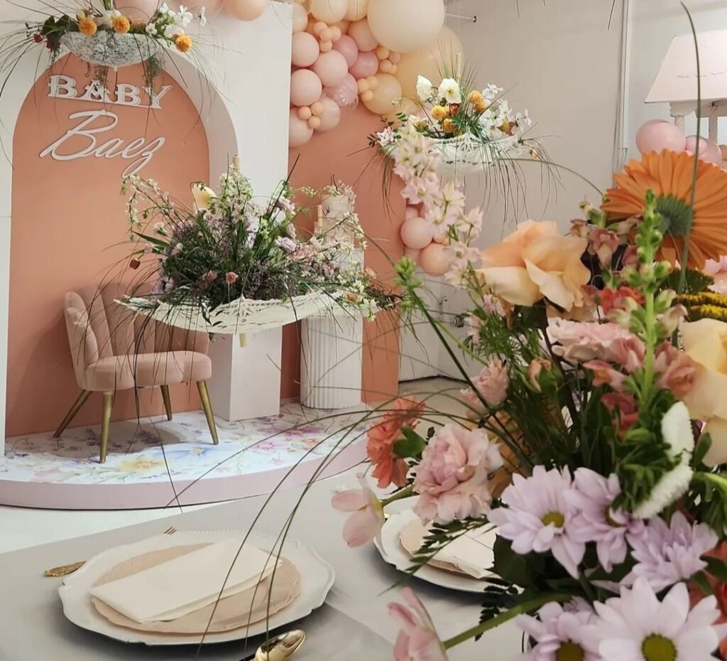 dîner de gender reveal party