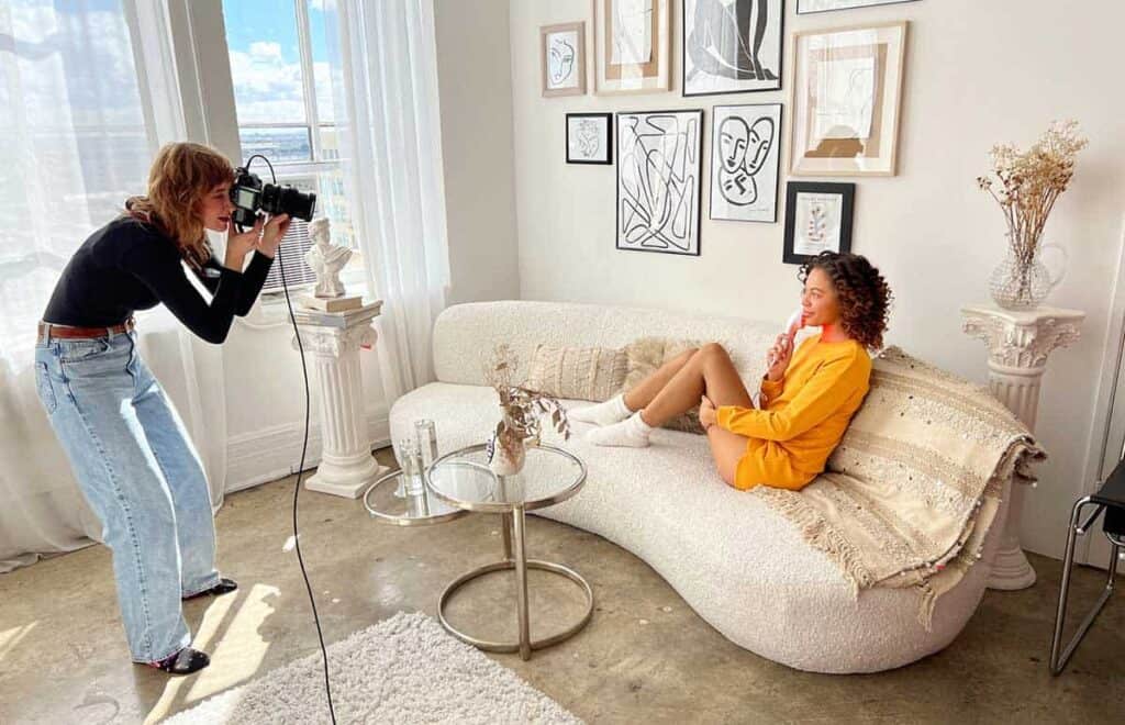 Studio photo tout équipé