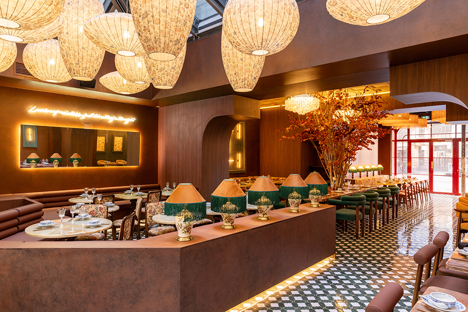 salle du restaurant chinois Red Katz à Paris