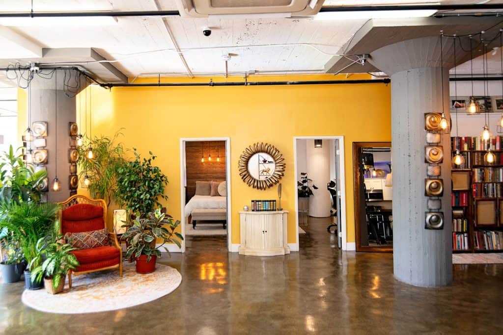 2,000 sqft DTLA Arts District industrial studio loft los angeles rental