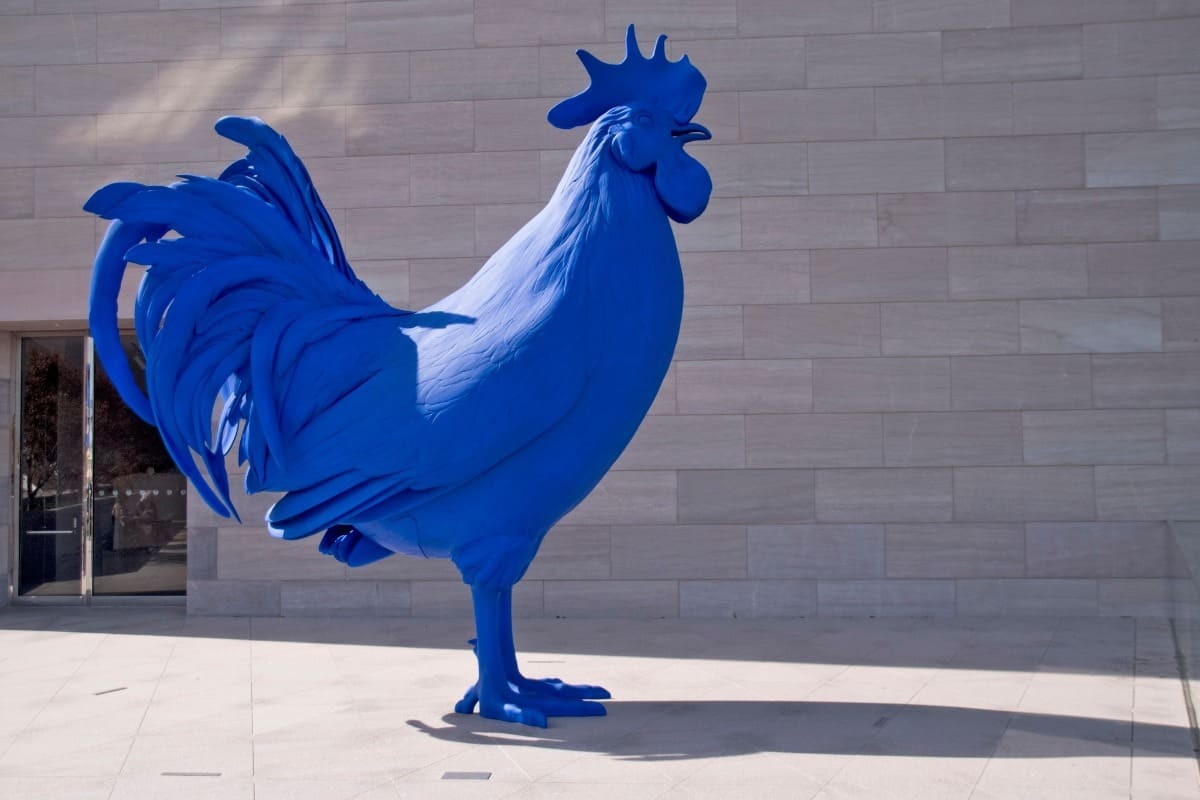 'Hahn/Cock' by Katharina Fritsch washington dc