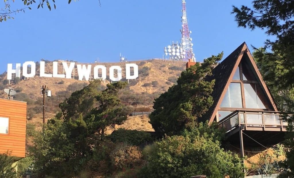 hollywood sign chalet los angeles rental