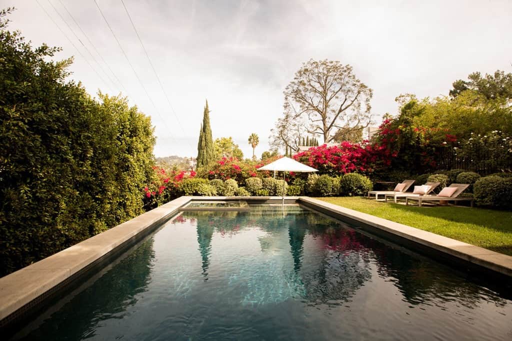 ivy house with pool los angeles rental