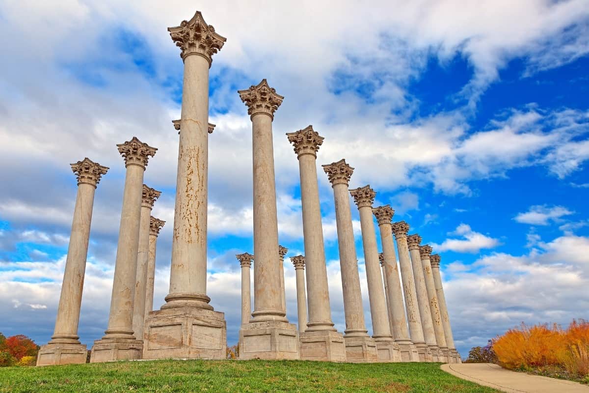 national arboretum columns washington d.c. dc