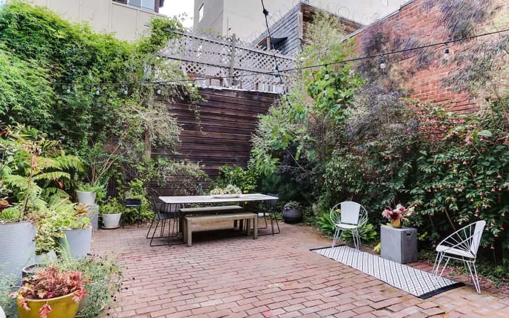 Chic SOMA Secret Garden san francisco rental 