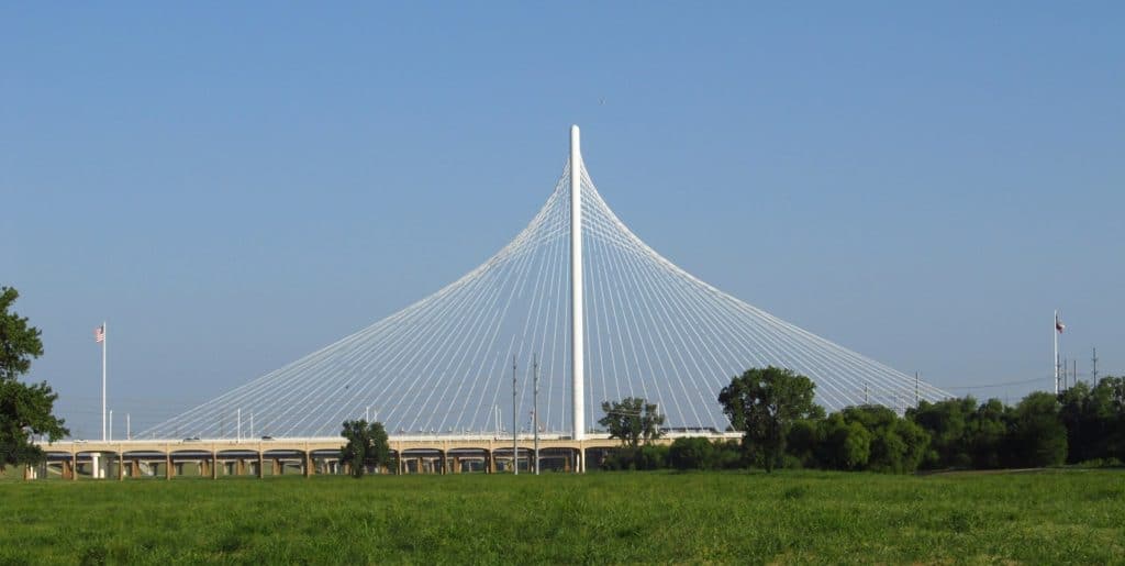 Margaret Hunt Hill Bridge dallas texas