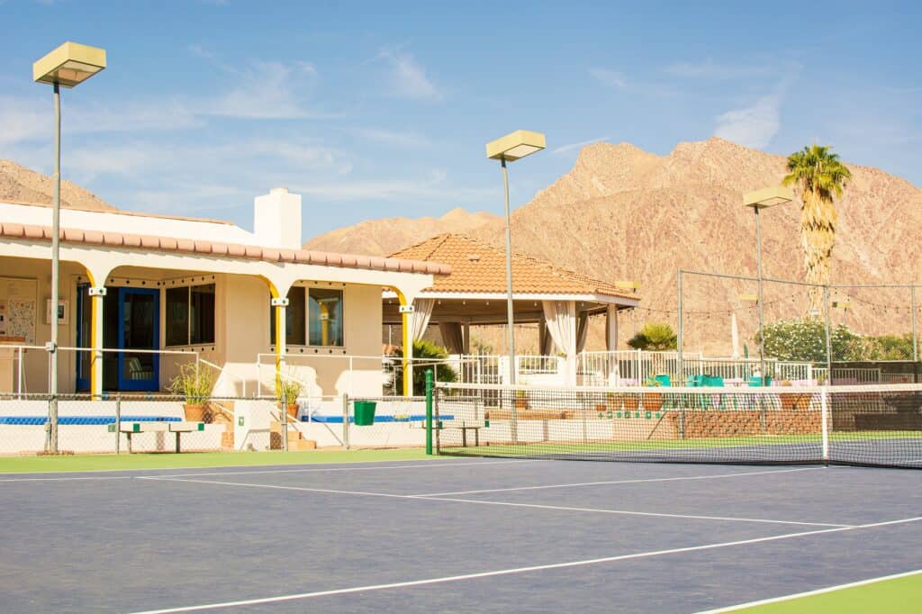 '70s tennis club and desert lodge in Anza-Borrego los angeles rental