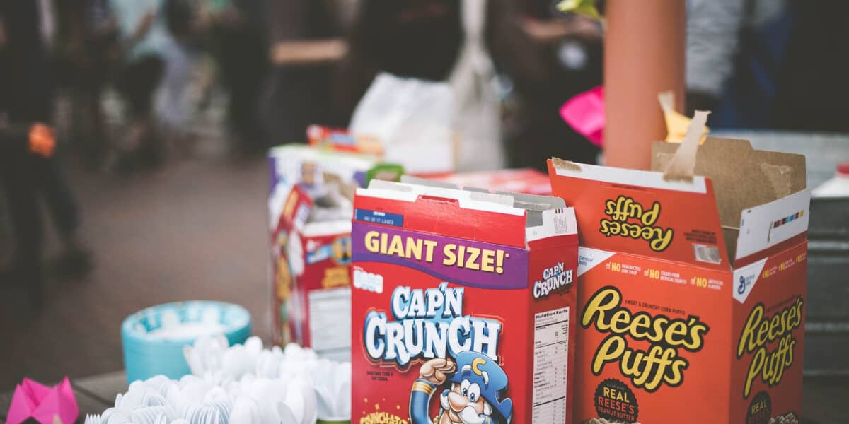 cereal birthday party food