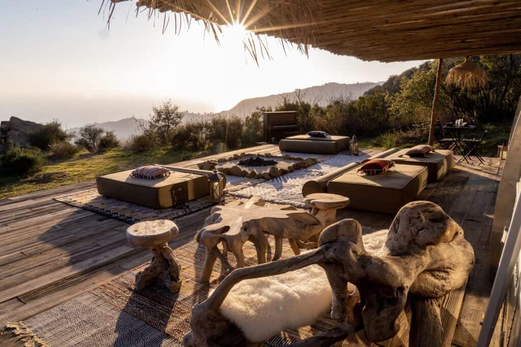 A Magical Eco Retreat Above The Clouds malibu los angeles rental