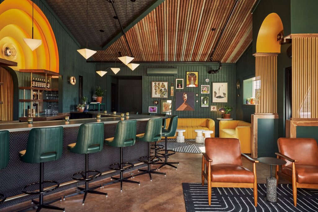 Art Deco and Sci-Fi inspired Bar