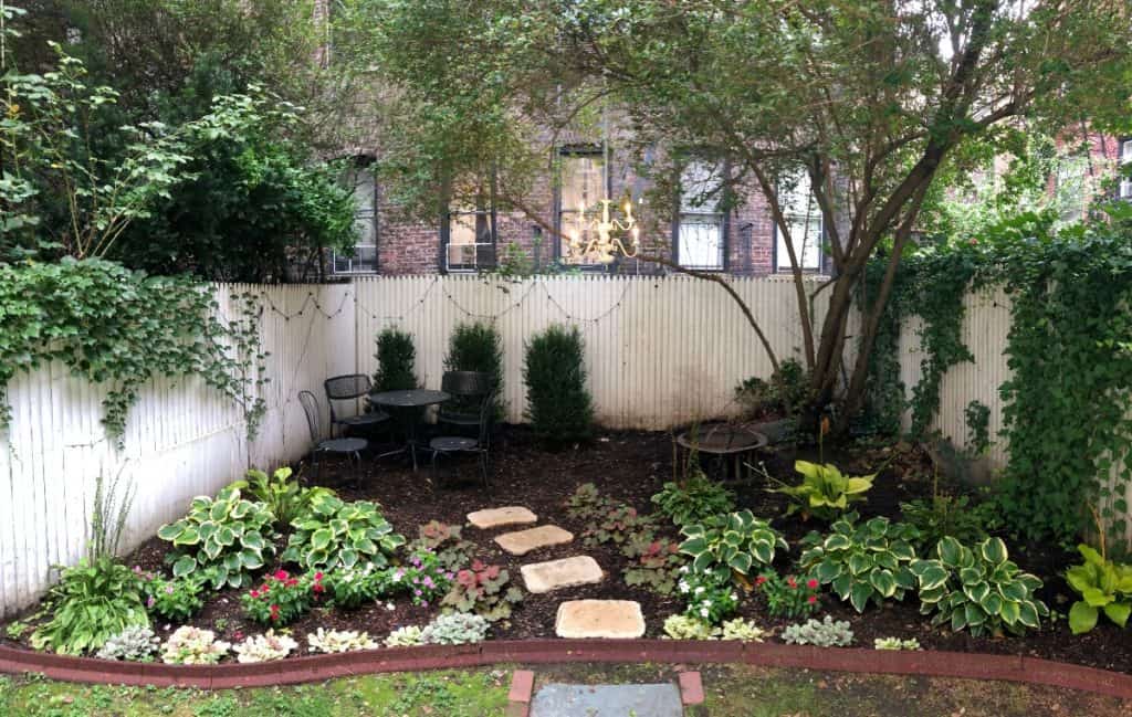 Backyard Paradise in West Village nyc new york city rental 