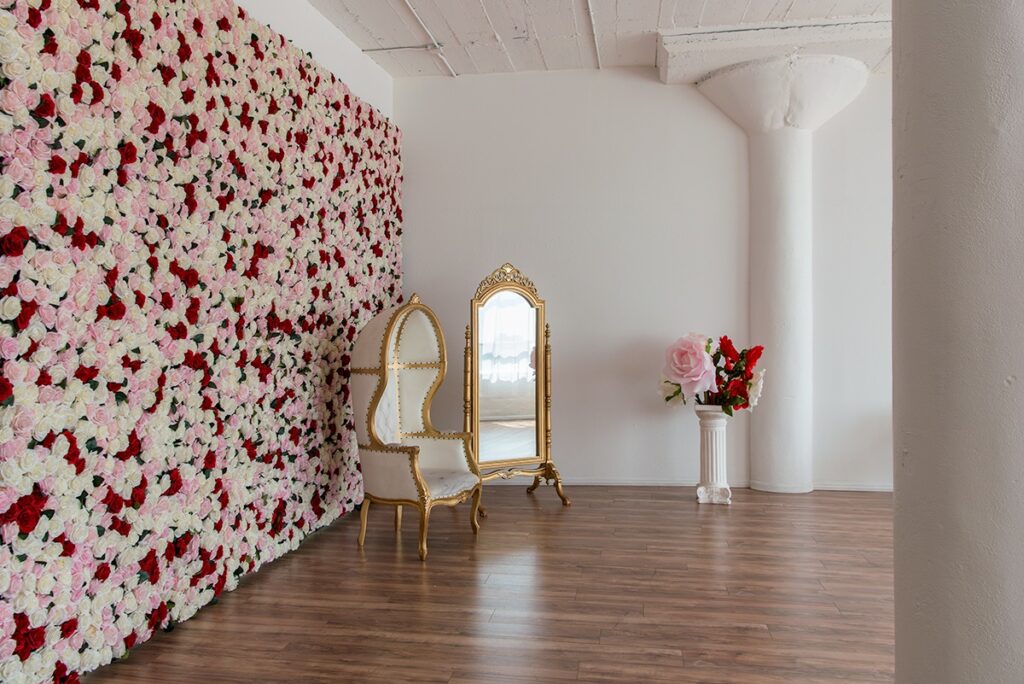 Beautiful Flower loft studio with Large Rose los angeles rental