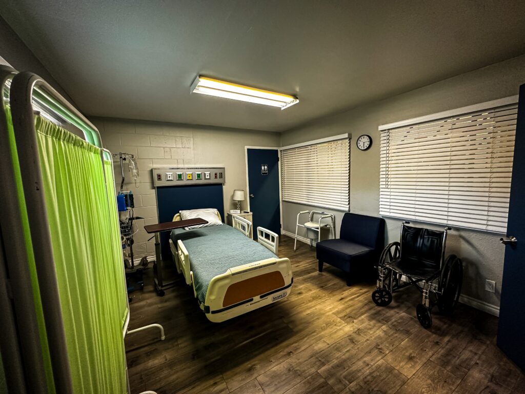 Beautiful hospital set with hallway in Van Nuys, Los Angeles