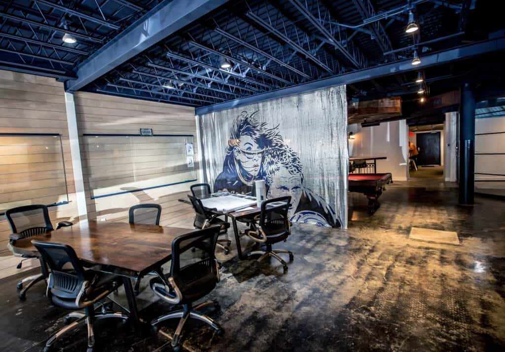 Beautiful industrial office austin rental