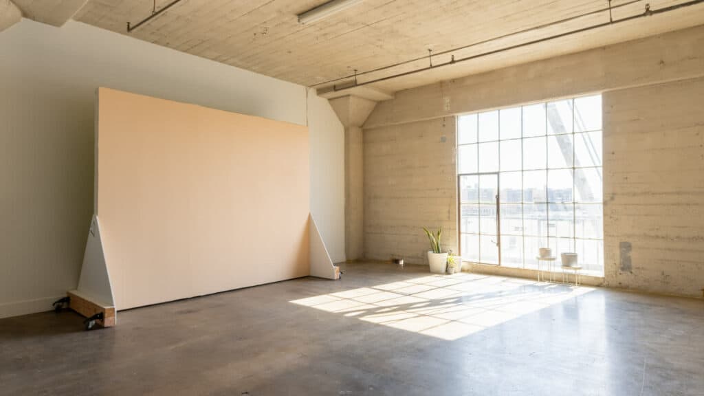 Bright, Natural Light Studio with Equipment in downtown Los Angeles, California