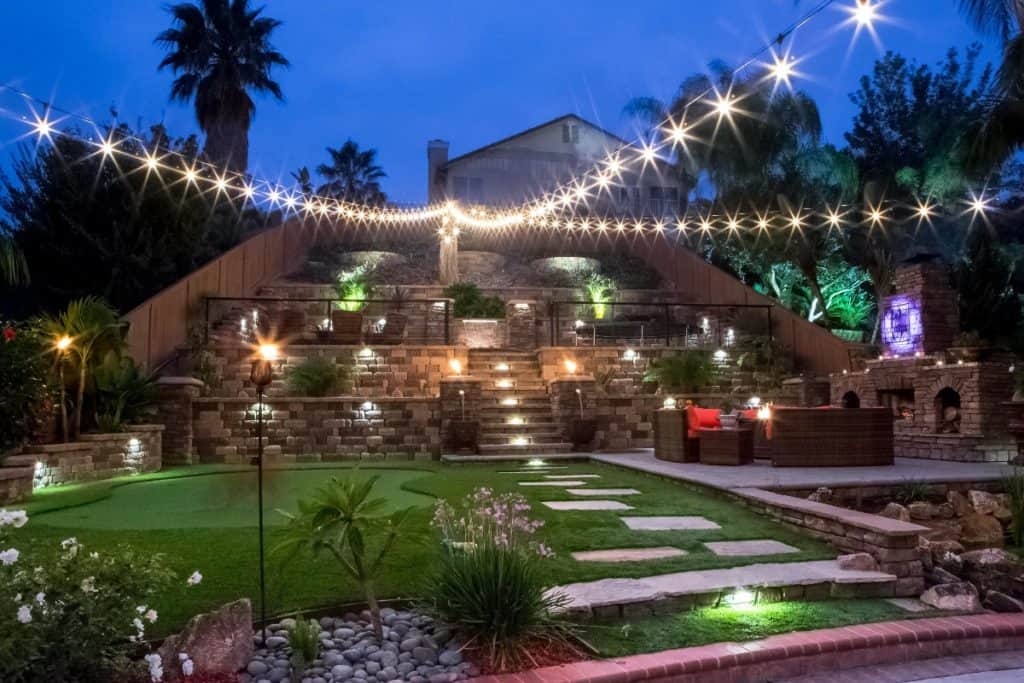 C- Lounge - A custom suburban outdoor living space chula vista san diego rental 