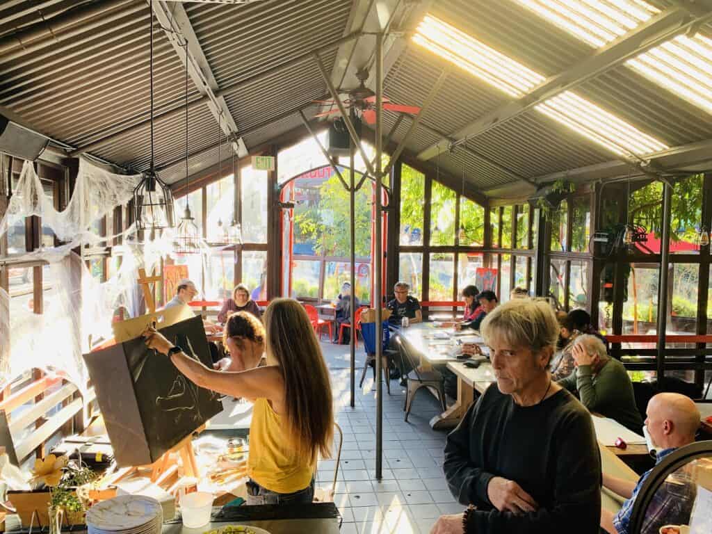Castro Green House Cafe on Market Street san francisco rental