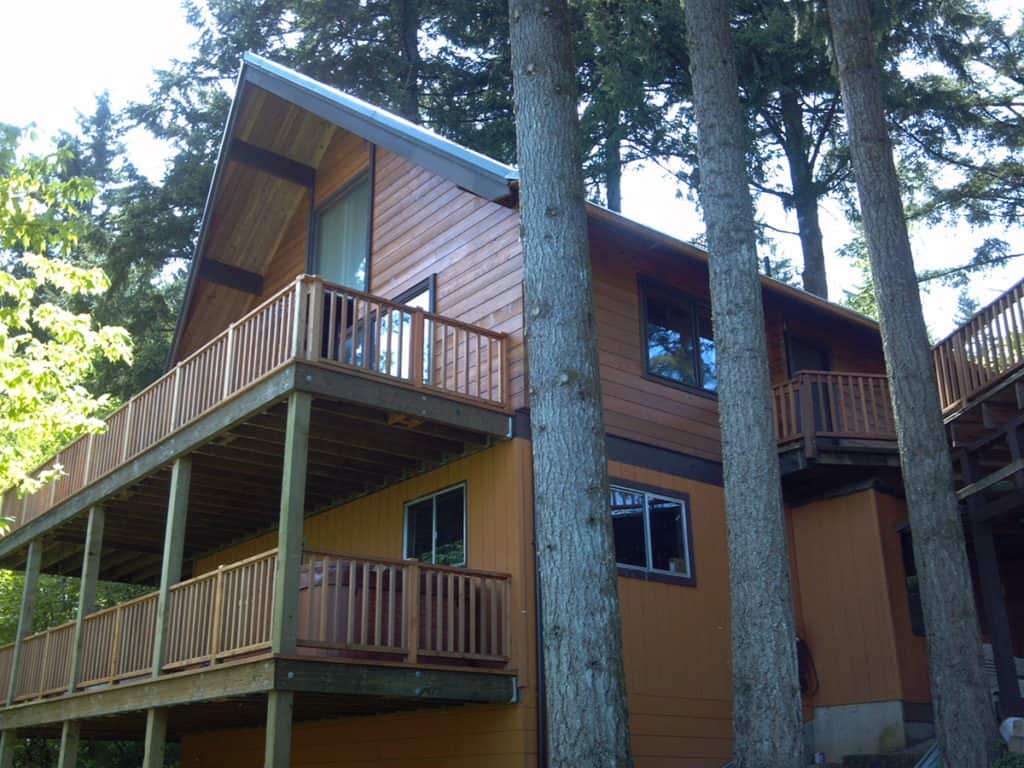 Cedar Log Home damascus portland rental