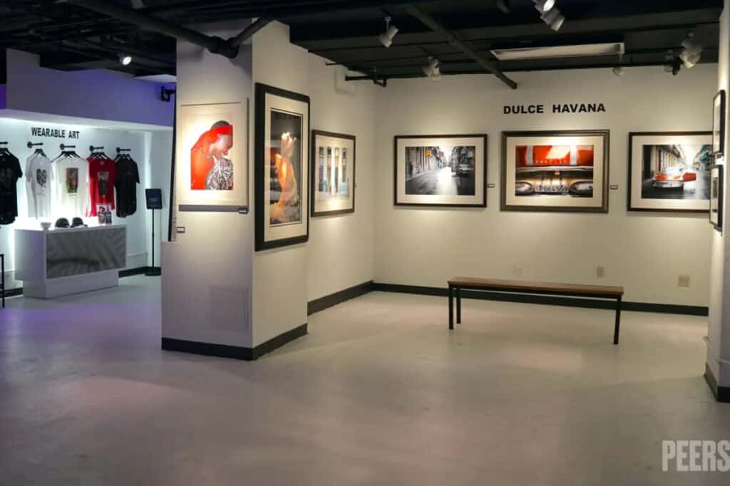 Chic Art Gallery in downtown Aurora Art District