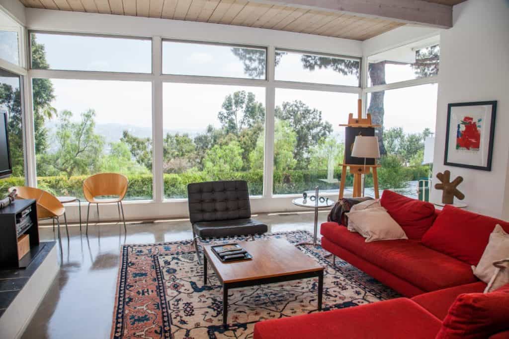 Classic Hilltop Mid-Century Modern Home Grounds san diego rental