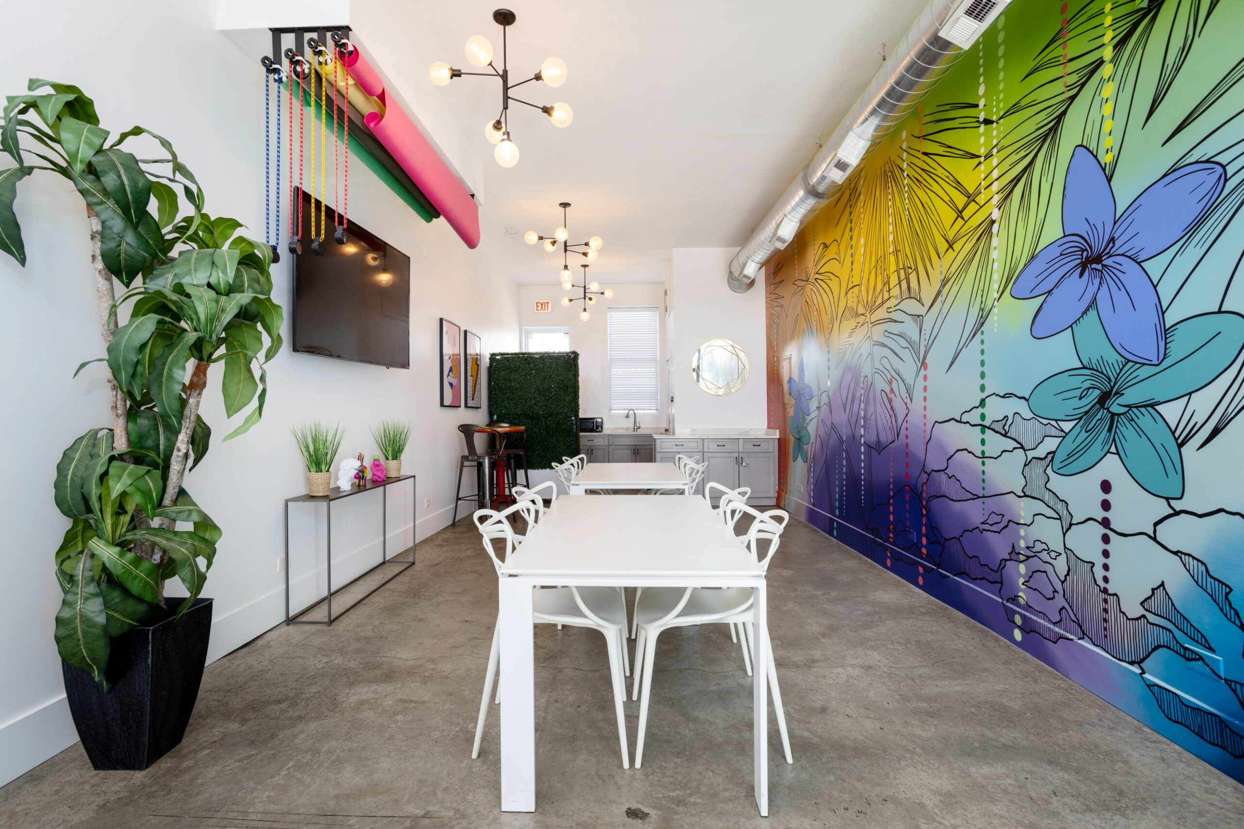 Colorful and vibrant creative office space in Chicago