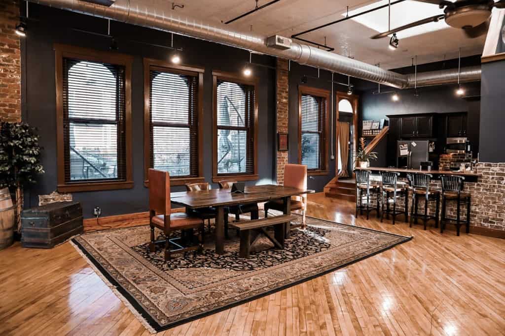 Downtown Loft New York Feel in renovated 1800's factory building nashville rental