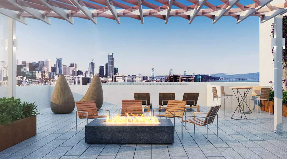 Downtown Rooftop Deck sf san francisco rental