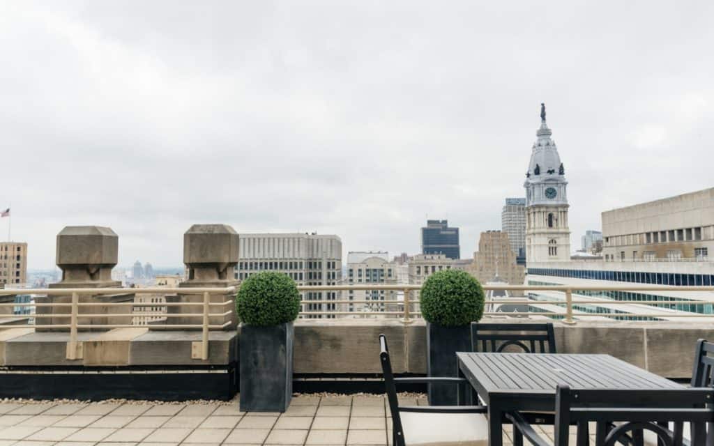 Downtown Rooftop Philadelphia rental