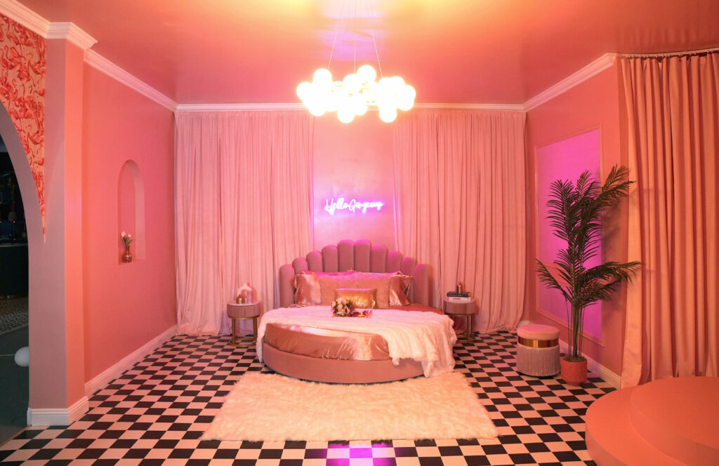 Dreamy all-pink production set rental in Atlanta