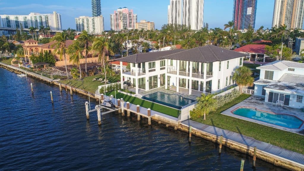 Elegant Waterfront Production Mansion miami rental