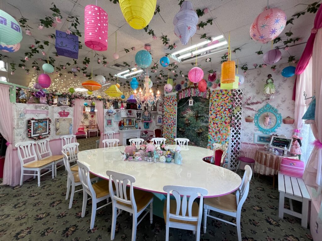 Enchanting Fantasy Princess Dollhouse Tea Room los angeles rental