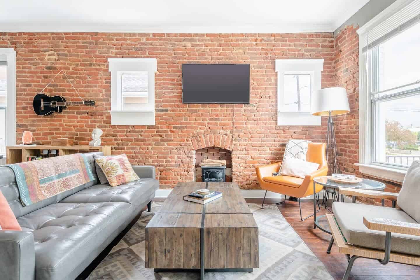 Hip Casita with Exposed Brick and Open Kitchen Floor Plan denver rental