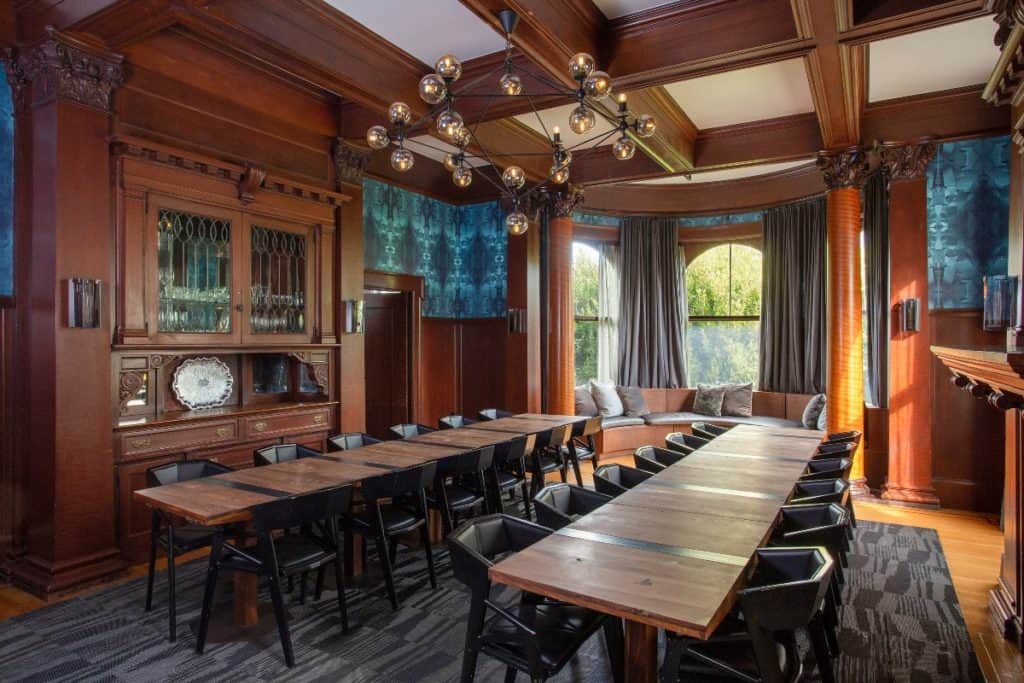Historic Dining Room in Archbishops Mansion sf san francisco rental