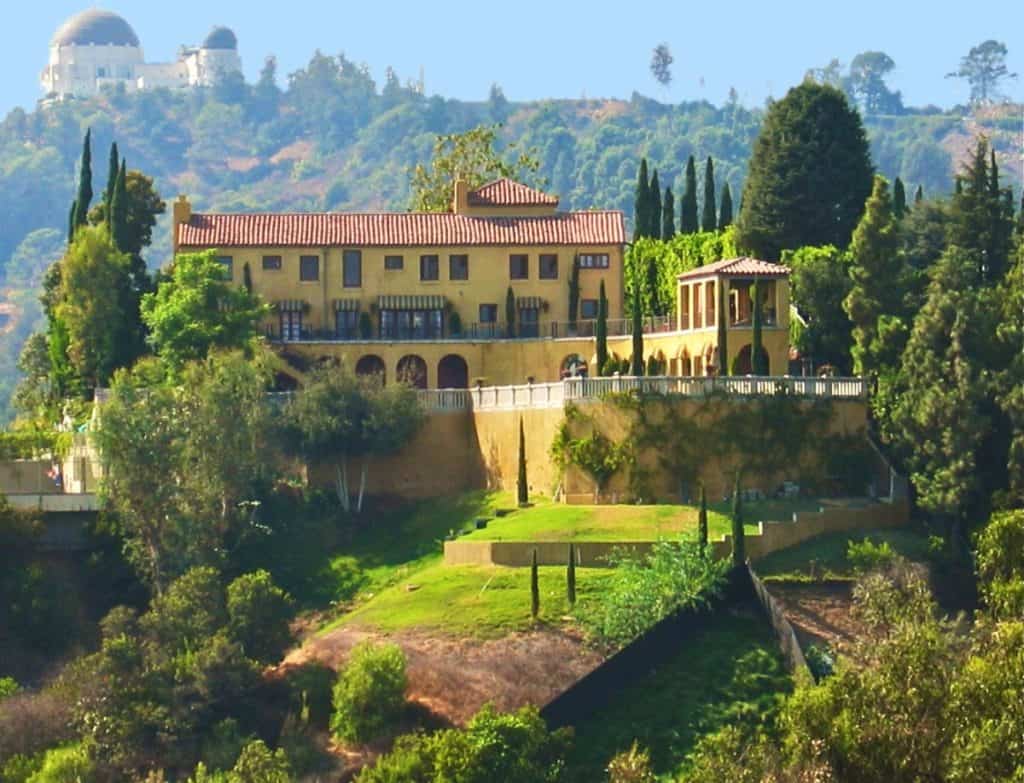 Historic Old Hollywood Tuscan Villa los angeles rental 