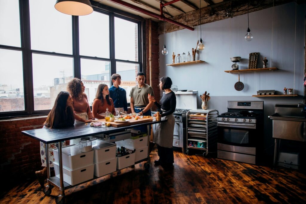 Industrial Brooklyn kitchen studio loft
