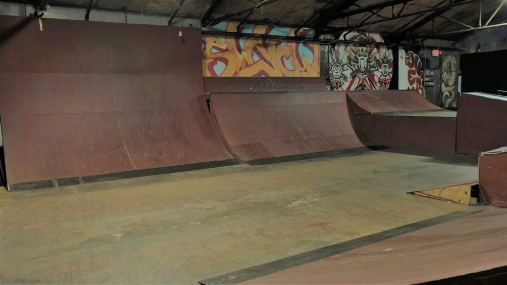 Industrial, Urban, Indoor Skate Park and Music Venue