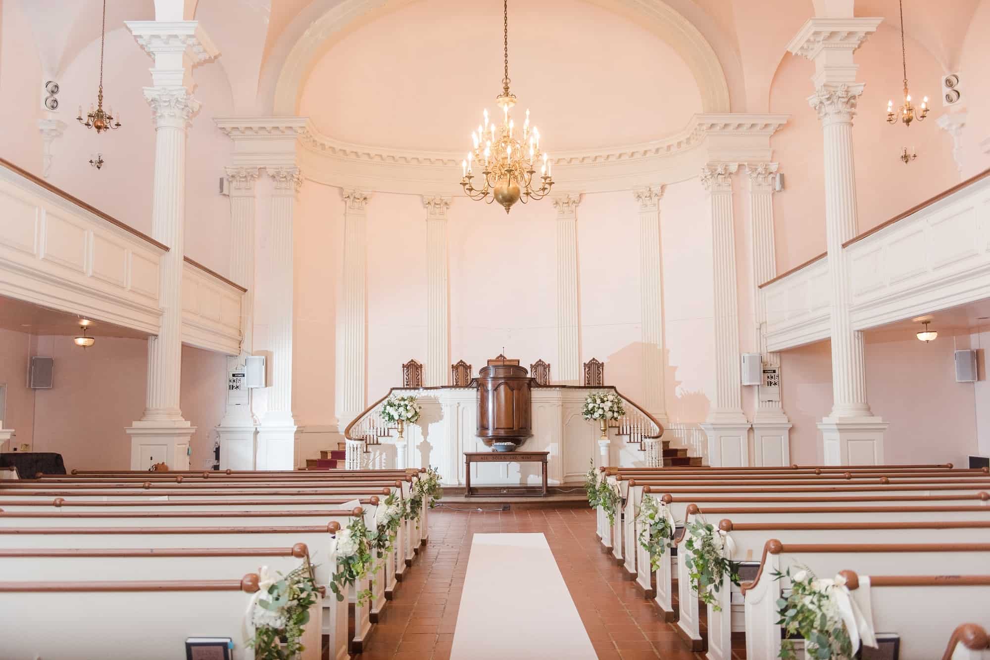 Intimate and Warm Church Sanctuary washington dc rental