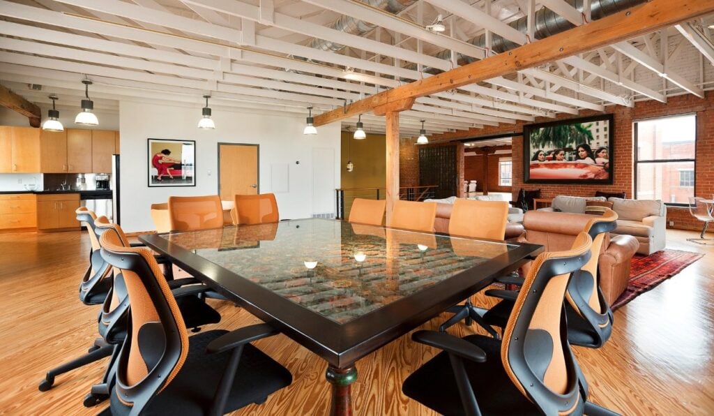 large studio for remote work