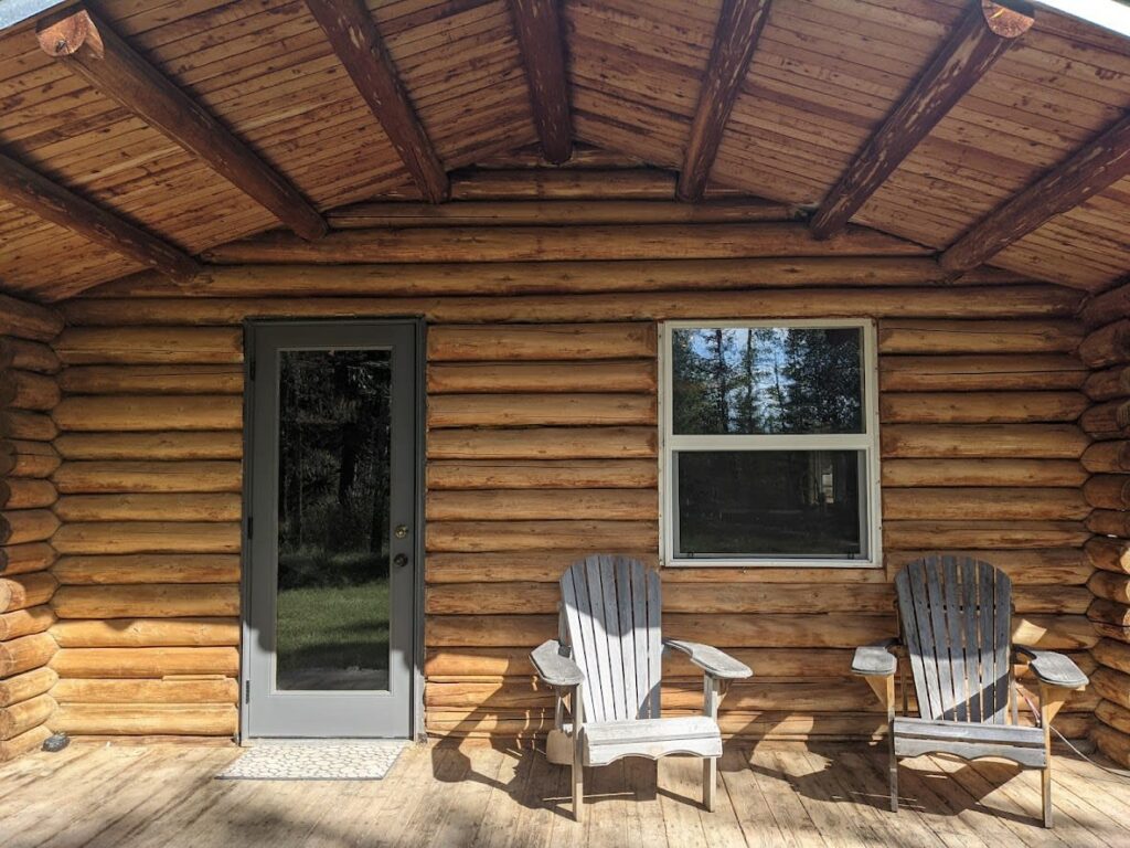 Log Cabin Retreat in the Rocky Mountains alberta canada rental