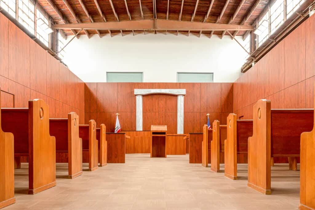 courtroom tv and film set in LA