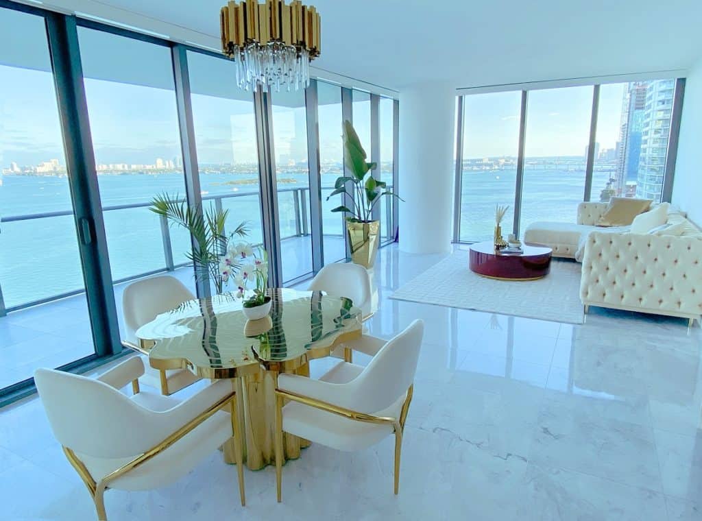 Luxury Gold Waterfront Condo miami rental