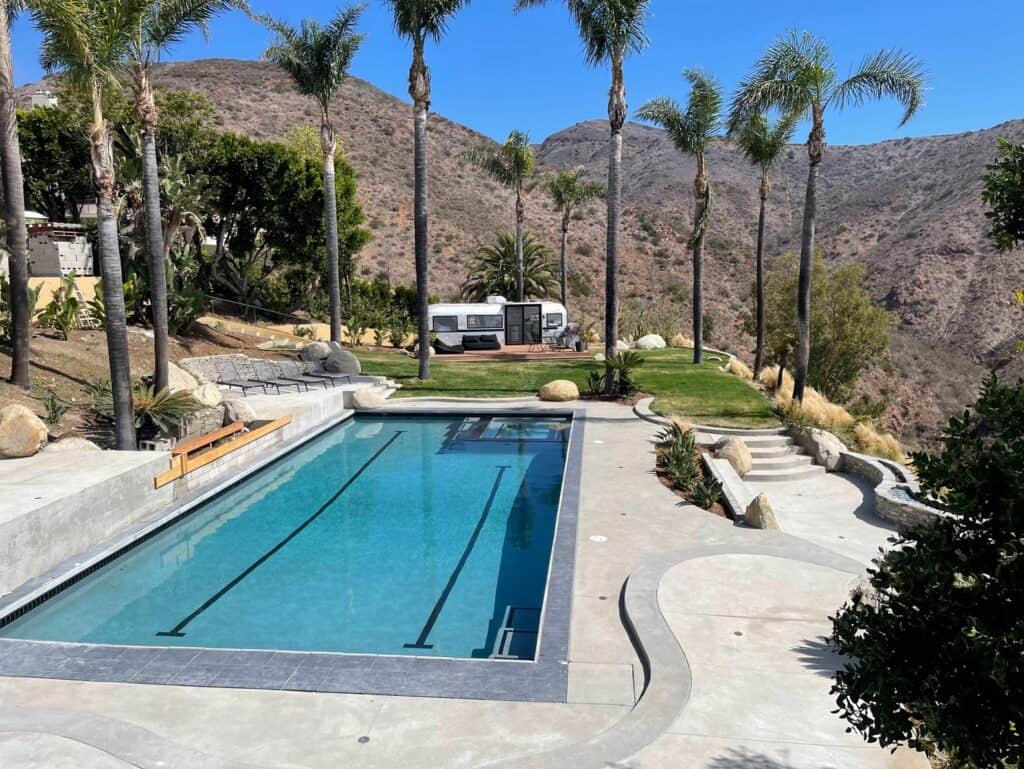 Malibu mountains Airstream with coastal views rental