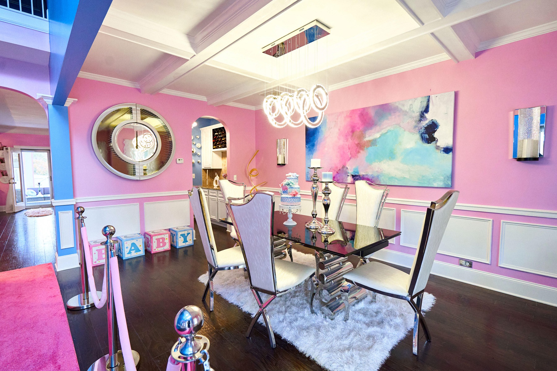 Metro Atlanta Pink and Blue Baby Shower atlanta rentals