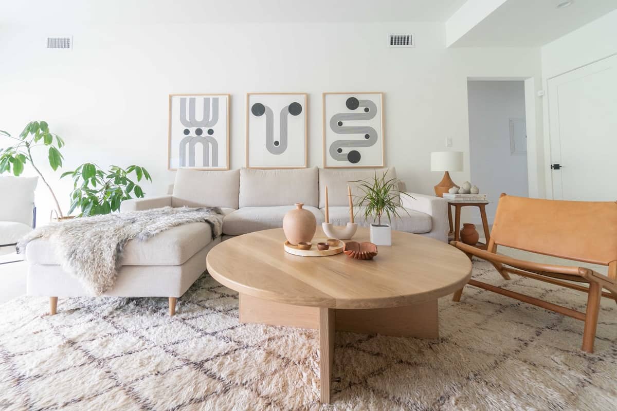 Mid Century x Scandinavian x Boho Home x Bright x Light los angeles rental