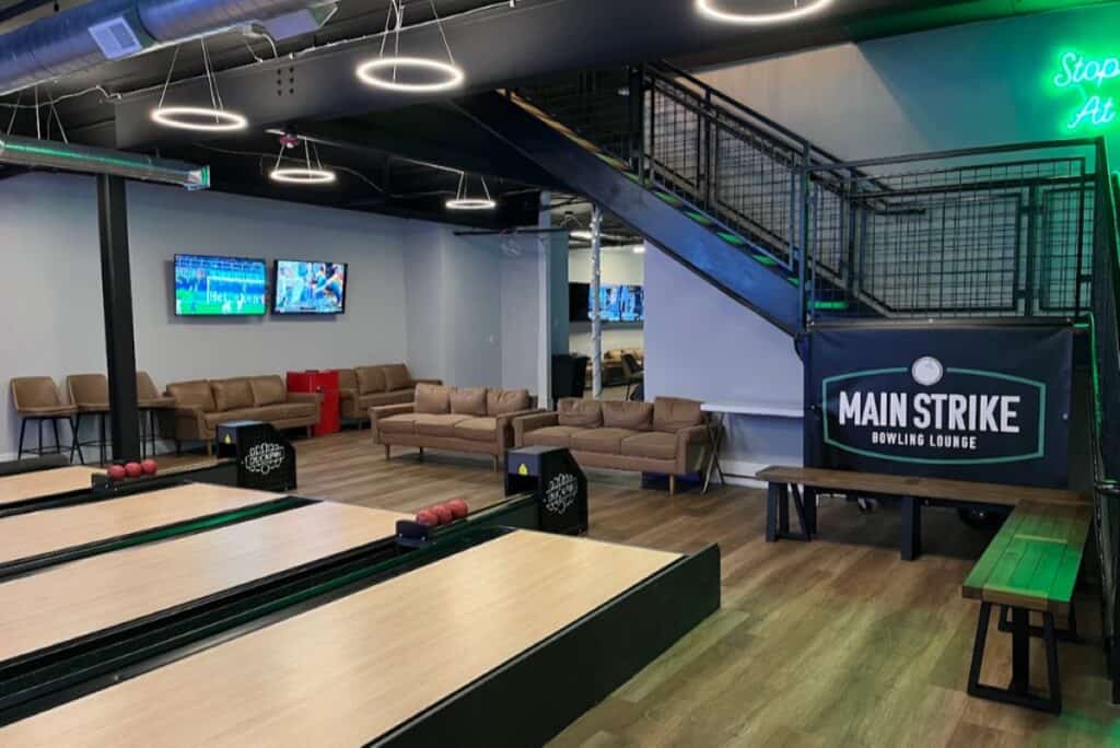 Modern Duckpin Bowling Lounge
