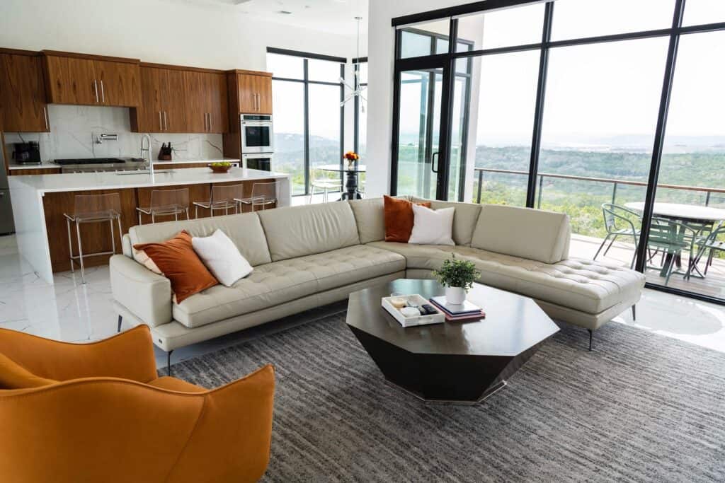 Modern House with Panoramic Hill Country and Lake Views austin rental